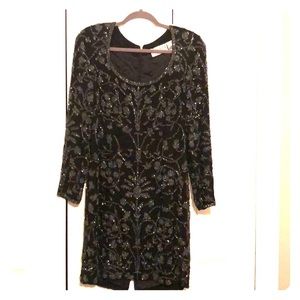 Vintage “Black Tie” by Oleg Cassini dress Sz 10